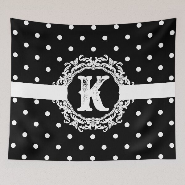 Item preview, Black Monogram: Letter K designed and sold by Jared Davies.