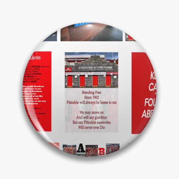 Artikelvorschau, Aberdeen FC-Collage entworfen und verkauft von Julie Bell.
