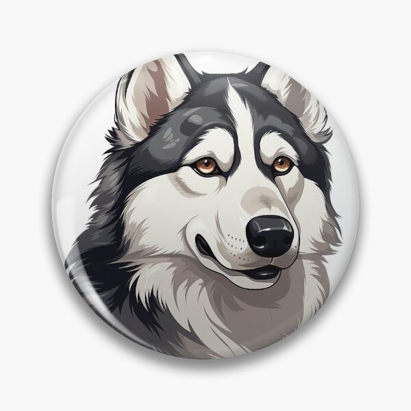Item preview, Introducing 'Milo': Playful Husky Embracing Joy designed and sold by Christian Weiss.