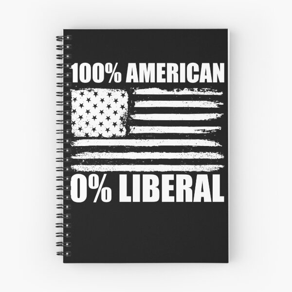 Artikelvorschau, 100% American 0% Liberal USA Flag Patriotic 0% Liberal Gear entworfen und verkauft von DynamicDesign.