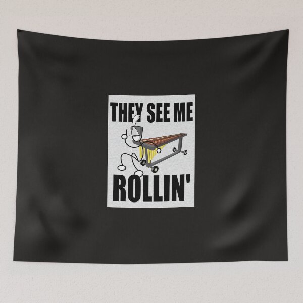Item preview, They See Me Rollin' Tri blend designed and sold by ElnaGoldner.