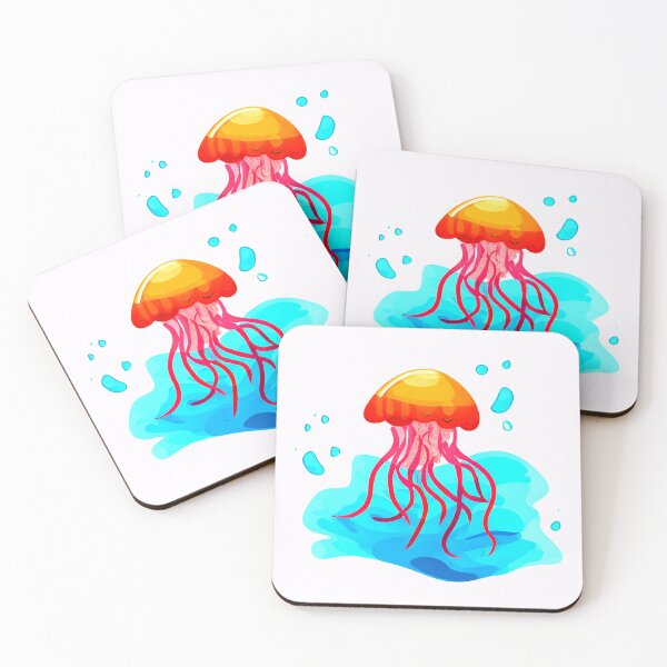 Item preview, Swimming Jellyfishes designed and sold by Naturalover.