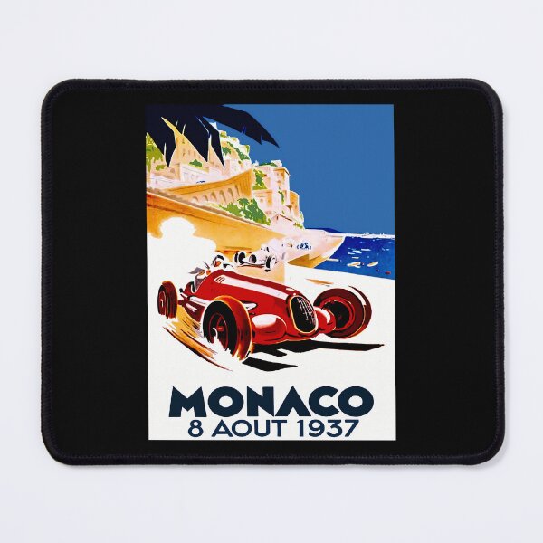 Item preview, MONACO GRAND PRIX; Vintage Auto Racing Advertising Print designed and sold by plmlyeptzu86.
