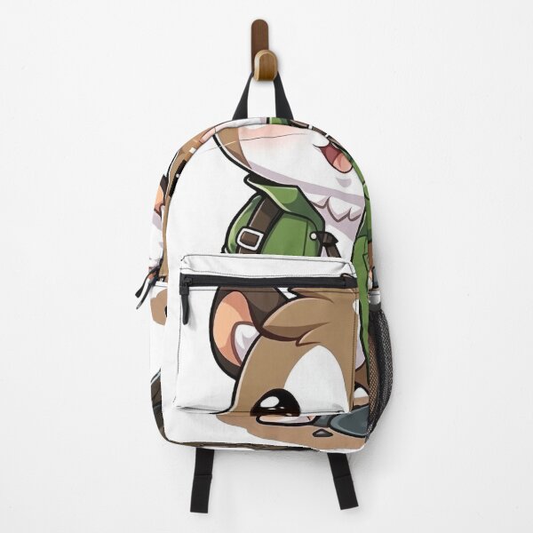 Item preview, Castle Quest: The Tiny Adventurer with a Green Backpack designed and sold by PaintbrushPlace.
