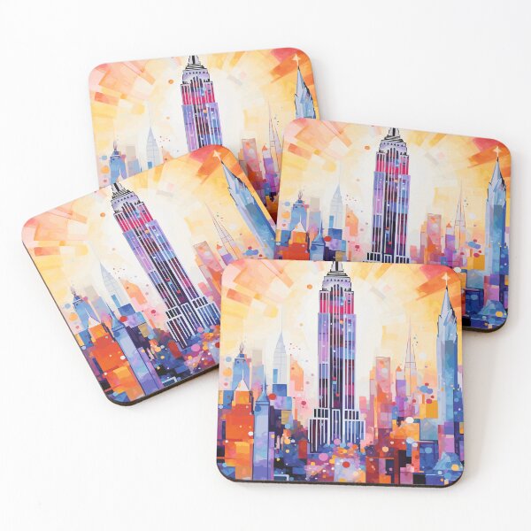 Item preview, Empire State Building Abstract Art - New York designed and sold by ArsUrbis.