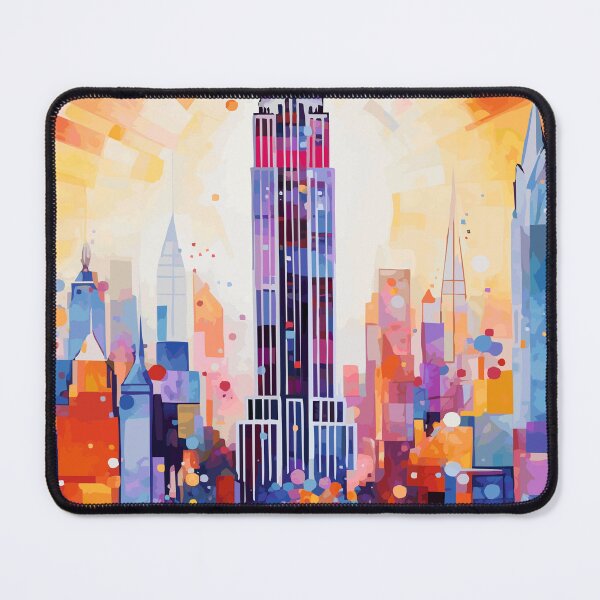 Item preview, Empire State Building Abstract Art - New York designed and sold by ArsUrbis.