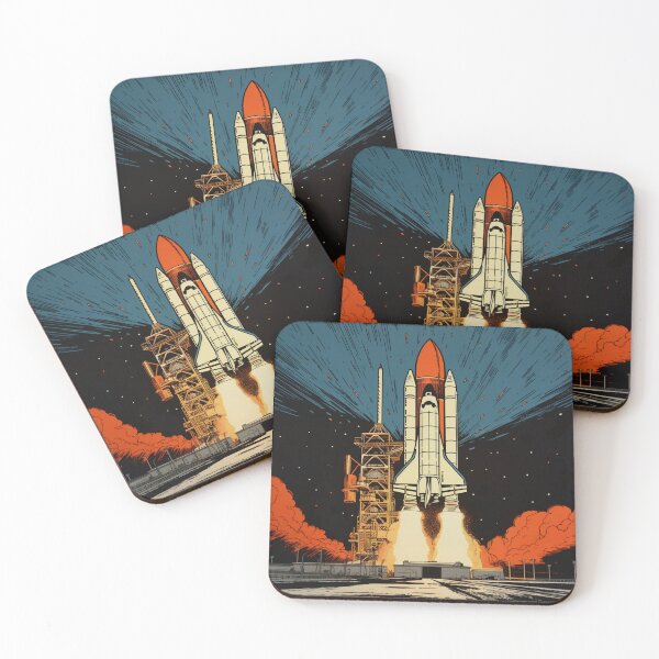 Item preview, Space shuttle launch  designed and sold by InkishDelight.
