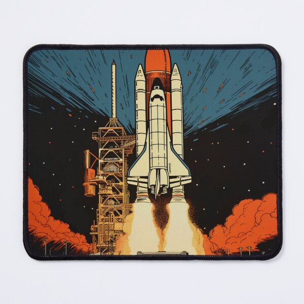 Item preview, Space shuttle launch  designed and sold by InkishDelight.