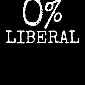 Imagen de la obra 0% Liberal Zero Percent Liberal Anti Liberal 0% Liberal Gear de DynamicDesign