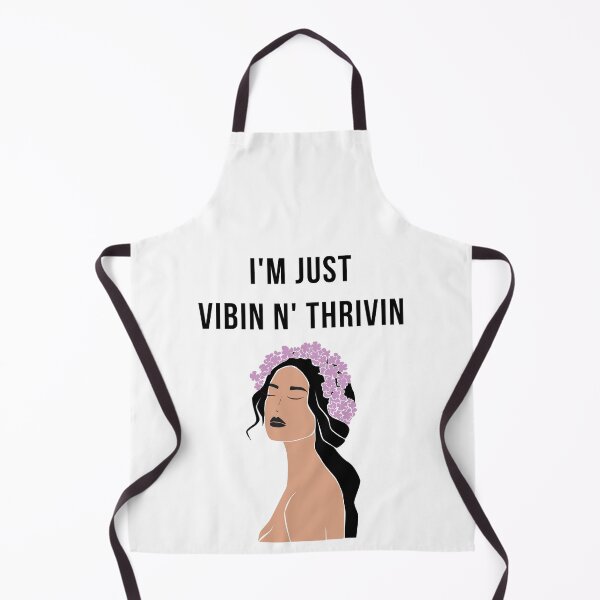 Item preview, Vibin n' Thrivin Inspirational Woman Illustration designed and sold by WomenLevelUp.
