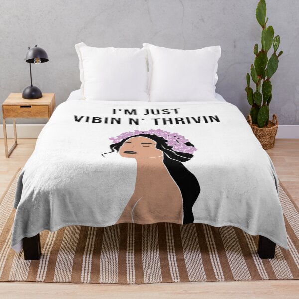 Item preview, Vibin n' Thrivin Inspirational Woman Illustration  designed and sold by WomenLevelUp.
