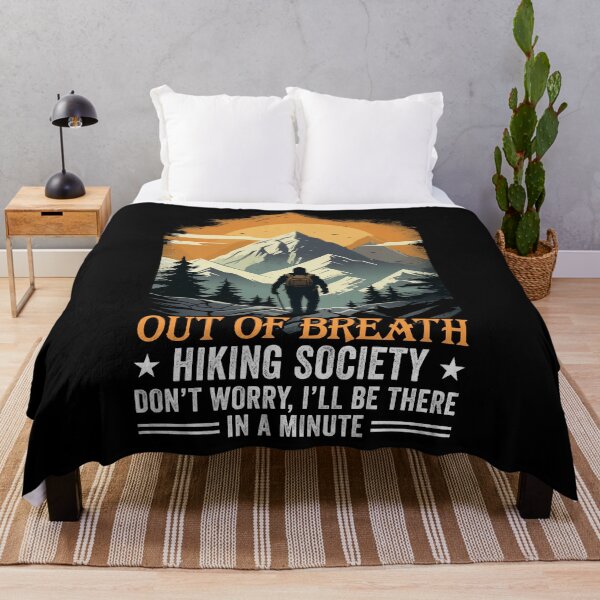 Item preview, Out Of Breath Hiking Society designed and sold by lonaarts8.