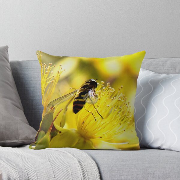 Item preview, Bee with brown and yellow legs designed and sold by keithmilligan.