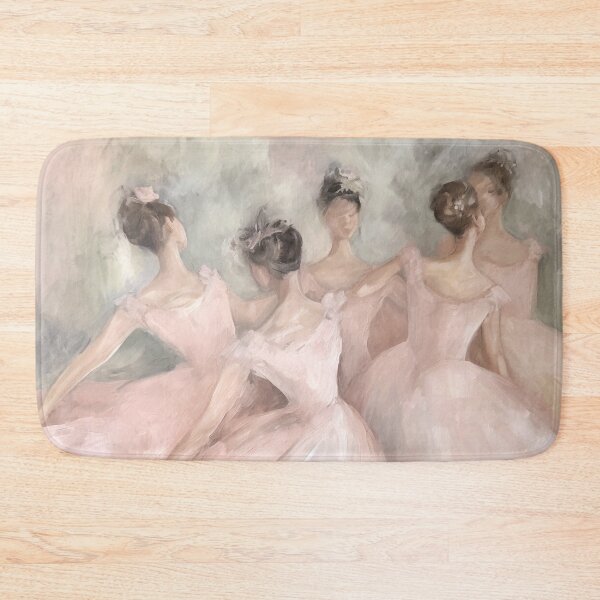 Item preview, Coquette aesthetic vintage painting of ballet dancers designed and sold by Coquette Art.
