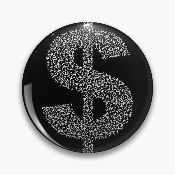 Item preview, Dollar People Icon 2007 Black And White designed and sold by ThisisnotmeArt.