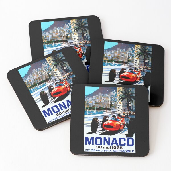 Item preview, MONACO GRAND PRIX; Vintage Auto Racing Print  	 designed and sold by plmlyeptzu86.