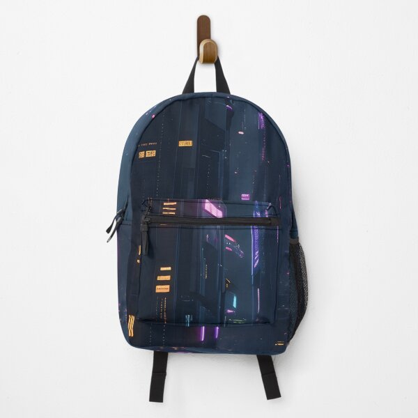 Item preview, Cyberpunk Cityscape Futuristic Nighttime  designed and sold by MoxieVibe.