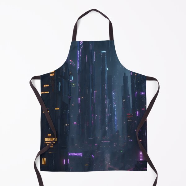 Item preview, Cyberpunk Cityscape Futuristic Nighttime designed and sold by MoxieVibe.