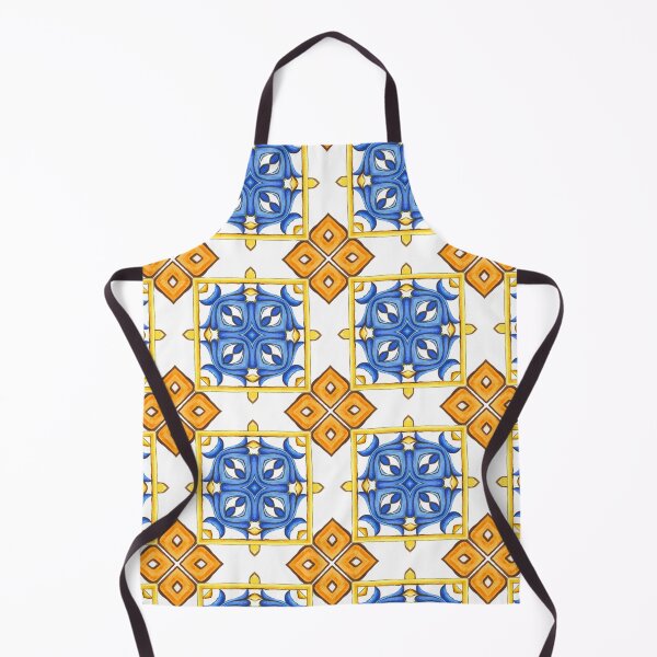 Item preview, Summer,blue tiles,mosaic,Sicilian style, pattern designed and sold by MariaMarinova.
