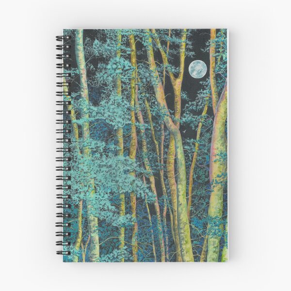 Item preview, Moonlight Forest (acrylic on canvas) designed and sold by Painting By Nature.