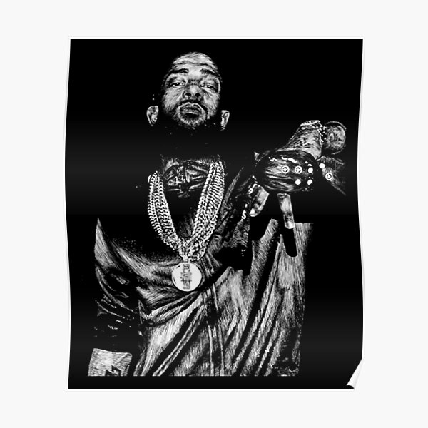 Nipsey Hussle Poster. Nipsey Hussle Print. Laker Jersey. Rapper.