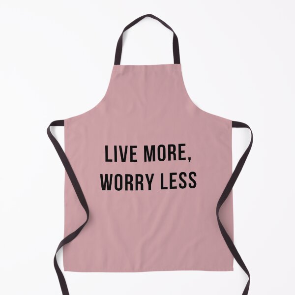 Item preview, Live More Worry Less Inspirational Quote designed and sold by WomenLevelUp.