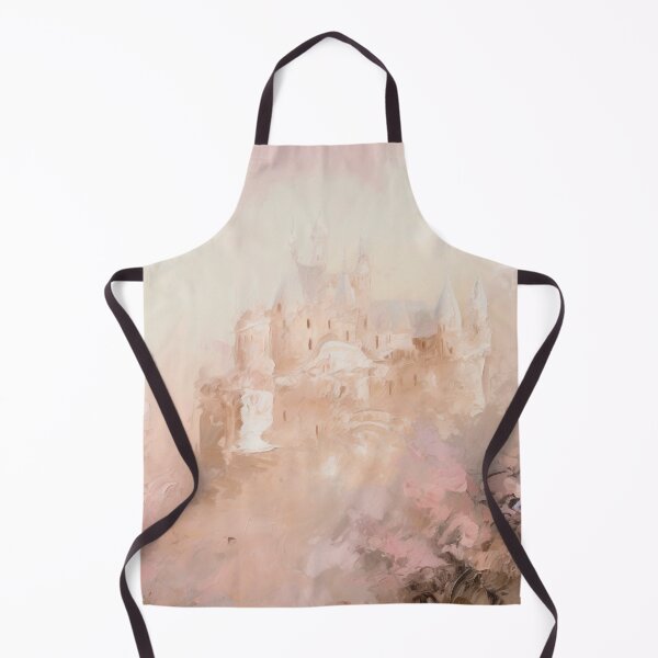 Item preview, Coquette aesthetic vintage painting of pink castle designed and sold by Coquette Art.