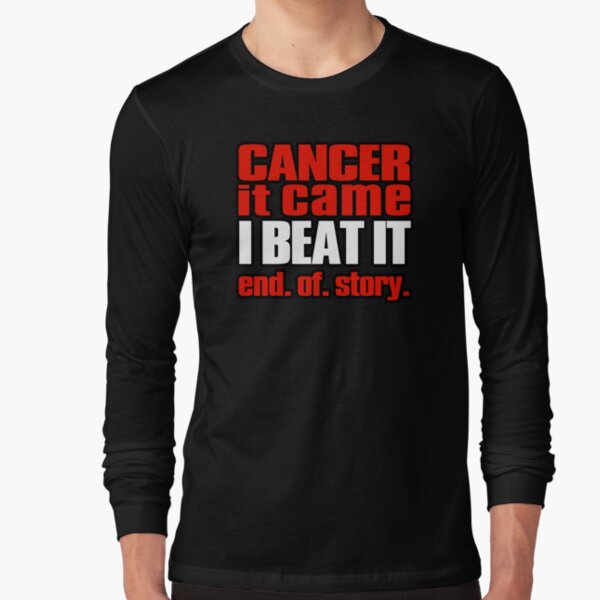 &ldquo;I beat cancer. Cancer free. Cancer survivor gift&rdquo; T-shirt by
