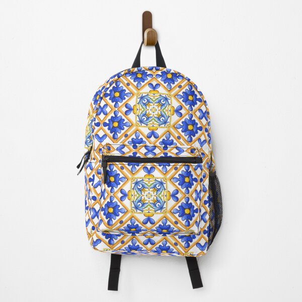 Item preview, Summer,blue tiles,mosaic,Sicilian style, pattern designed and sold by MariaMarinova.