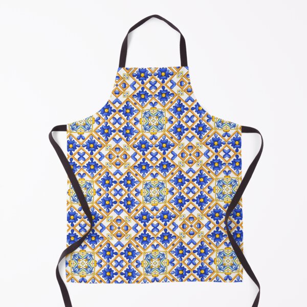 Item preview, Summer,blue tiles,mosaic,Sicilian style, pattern designed and sold by MariaMarinova.