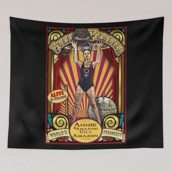 Item preview, Annie the Amazing 10ft Amazon- sideshow poster designed and sold by torg.