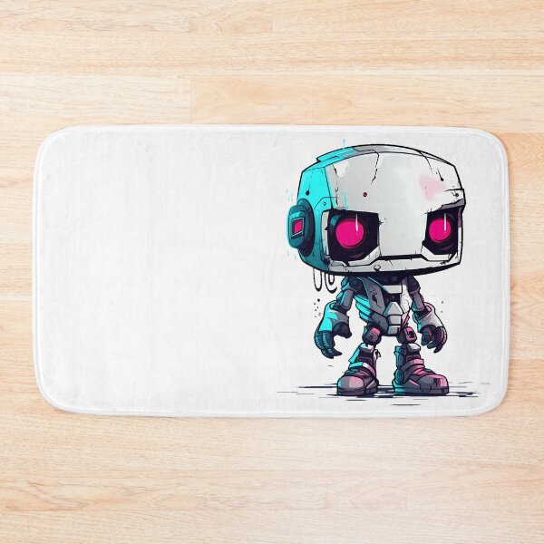 Item preview, Cyberpunk Robot – Cute Retro Futurist Companion designed and sold by SchorlCraft.