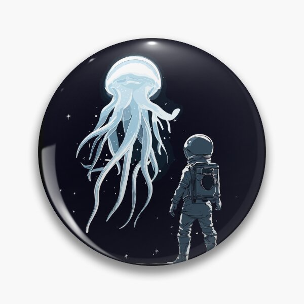 Item preview, Astronaut and Jellyfish designed and sold by TomFrontierArt.