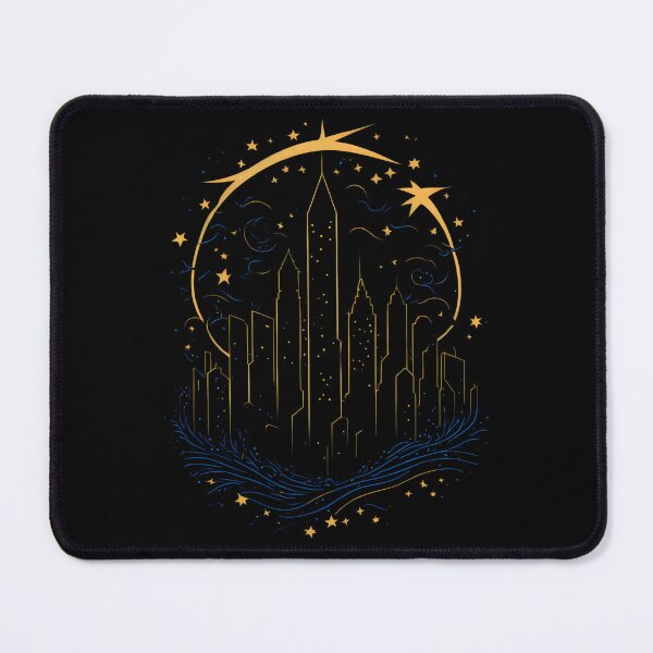 Item preview, Starry Night Cityscape designed and sold by MoxieVibe.