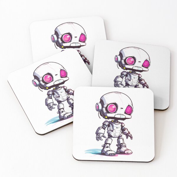 Item preview, Cyberpunk Robot – Cute Retro Futurist Companion designed and sold by SchorlCraft.