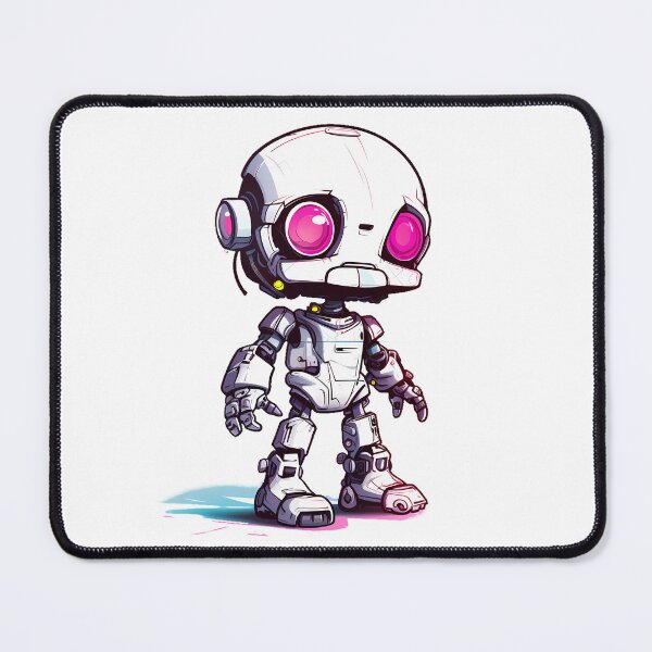 Item preview, Cyberpunk Robot – Cute Retro Futurist Companion designed and sold by SchorlCraft.