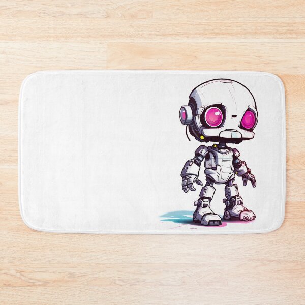 Item preview, Cyberpunk Robot – Cute Retro Futurist Companion designed and sold by SchorlCraft.