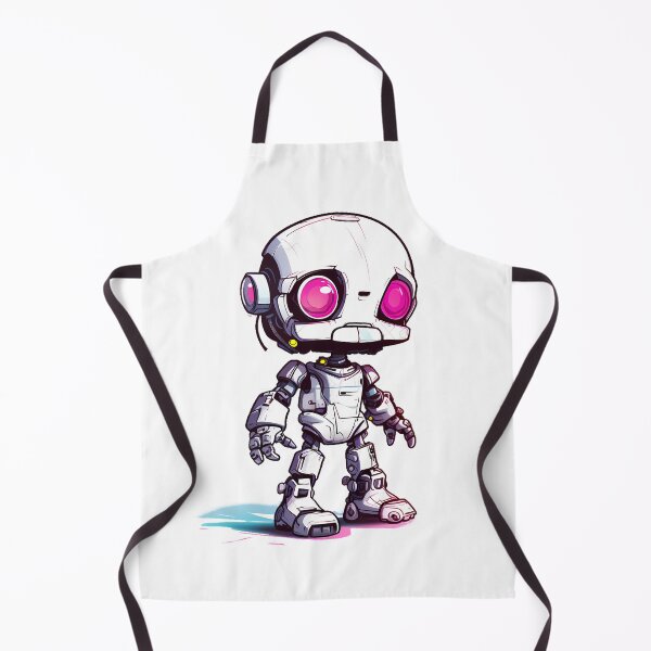 Item preview, Cyberpunk Robot – Cute Retro Futurist Companion designed and sold by SchorlCraft.