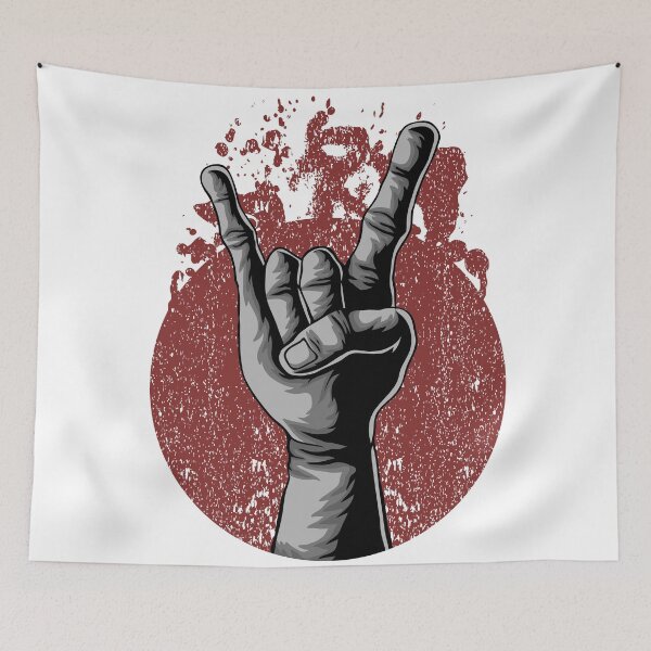 Item preview, Rock hand gesture designed and sold by CyberWindow.
