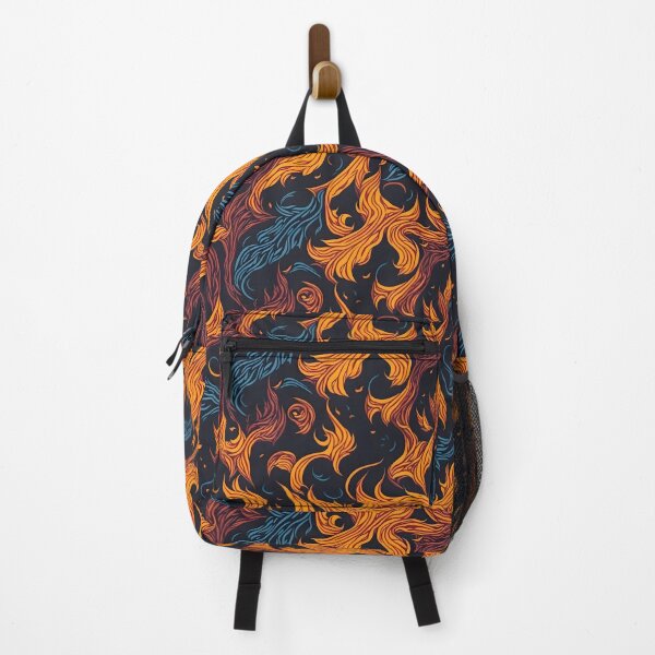 Item preview, Colorful Fire Seamless patterns designed and sold by RocketArtInd.