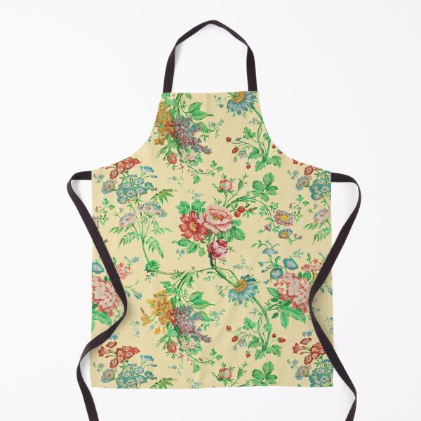 Item preview, COLORFUL FLOWERS AND LEAVES IN IVORY,CLASSIC FLORAL PATTERN designed and sold by BulganLumini.