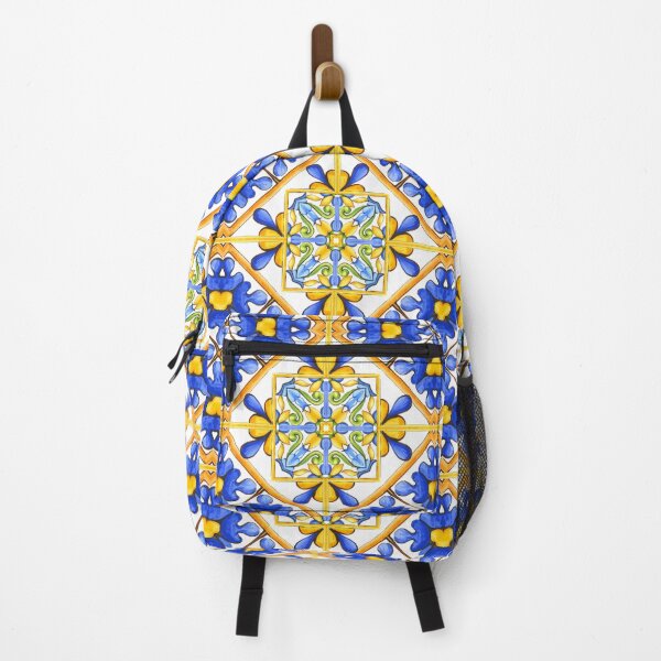 Item preview, Summer,blue tiles,mosaic,Sicilian style, pattern designed and sold by MariaMarinova.