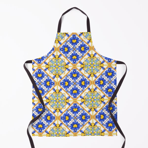 Item preview, Summer,blue tiles,mosaic,Sicilian style, pattern designed and sold by MariaMarinova.