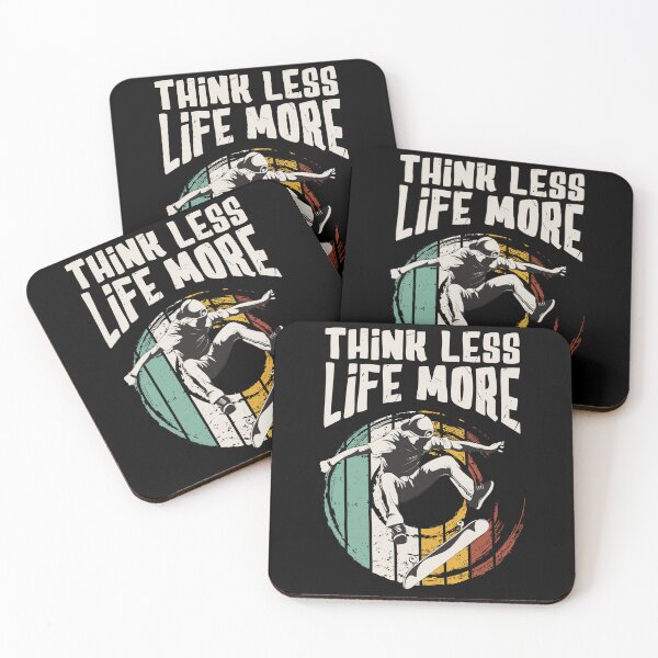Item preview, Think Less Life More Born To Skate Tee designed and sold by SE7VENTH.
