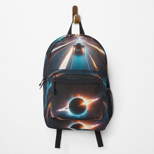 Item preview, Cosmic Nexus: Black Hole's Embrace Amidst Urban Luminance designed and sold by Ashidre.