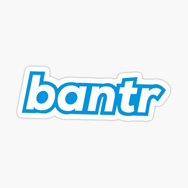 bantr logo Sticker for Sale by DigitalRedesign