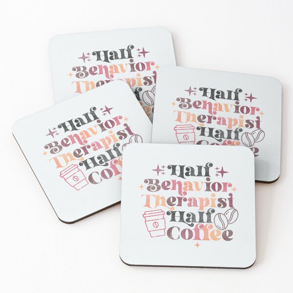 Item preview, half behavior therapist half coffee  designed and sold by hautehub.