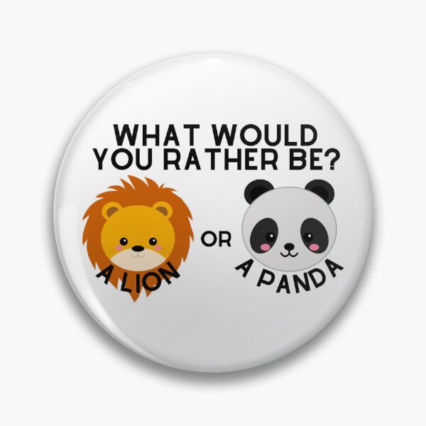 Item preview, Lion or Panda designed and sold by DigitalRedesign.