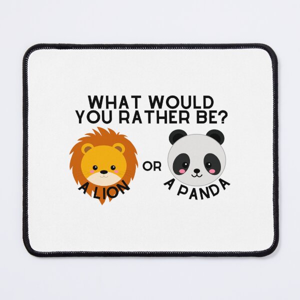 Item preview, Lion or Panda designed and sold by DigitalRedesign.
