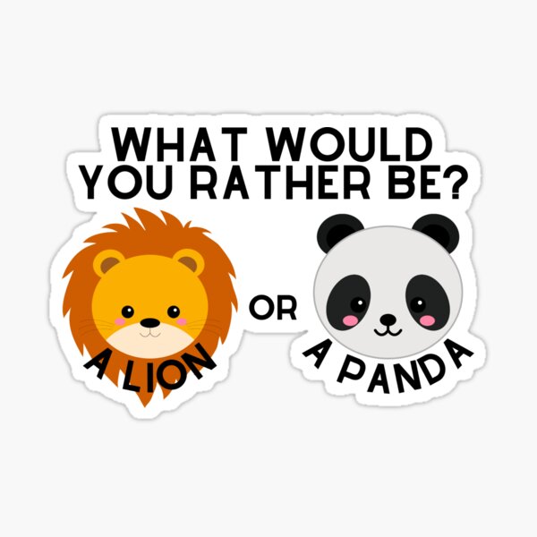 Aperçu de l'œuvre Lion ou Panda créée et vendue par DigitalRedesign.